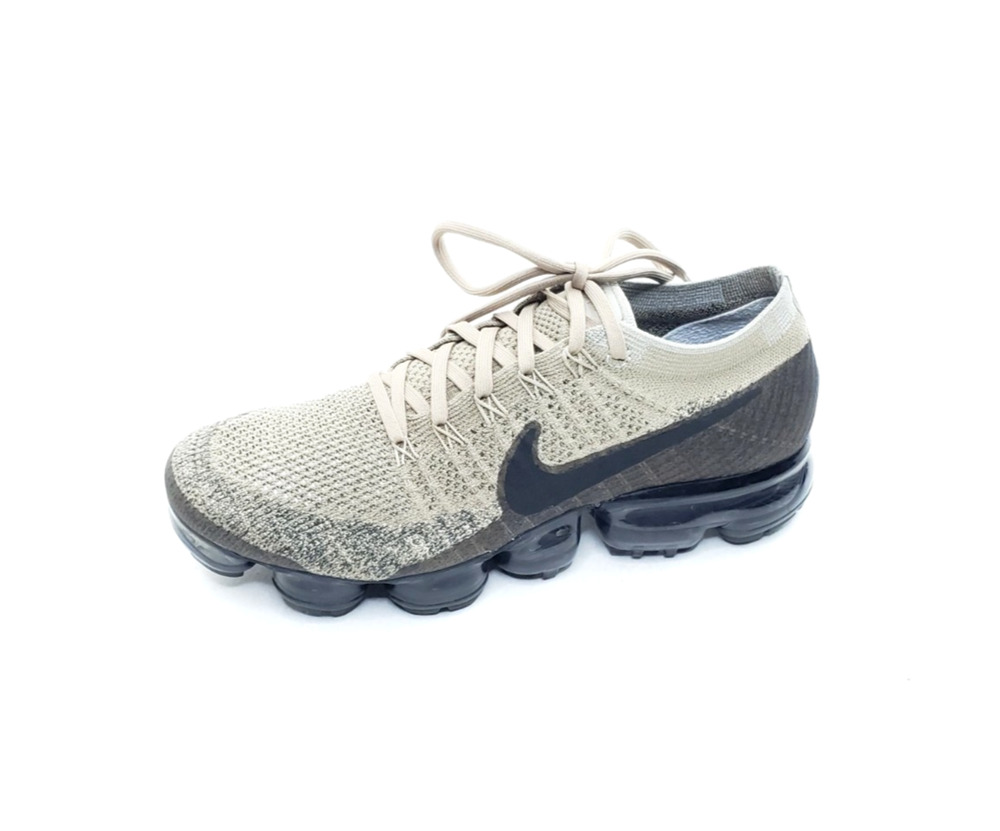 Nike Air VaporMax Flyknit Pudding Mens Sneakers Khaki Black Size 8.5